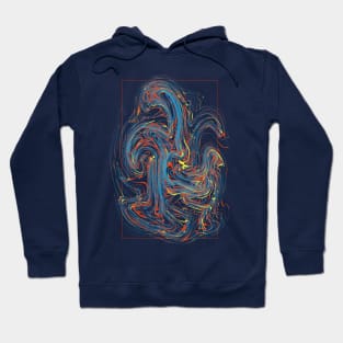 Abstract swirls Hoodie